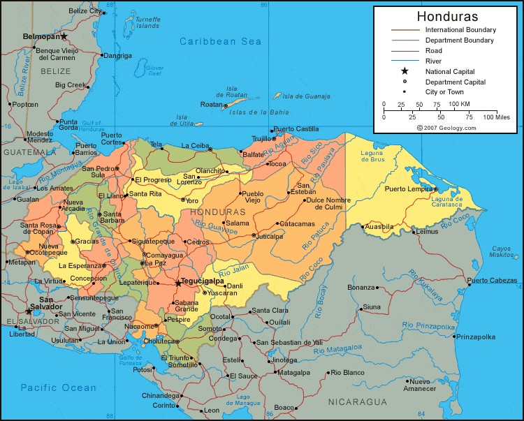 honduras-map